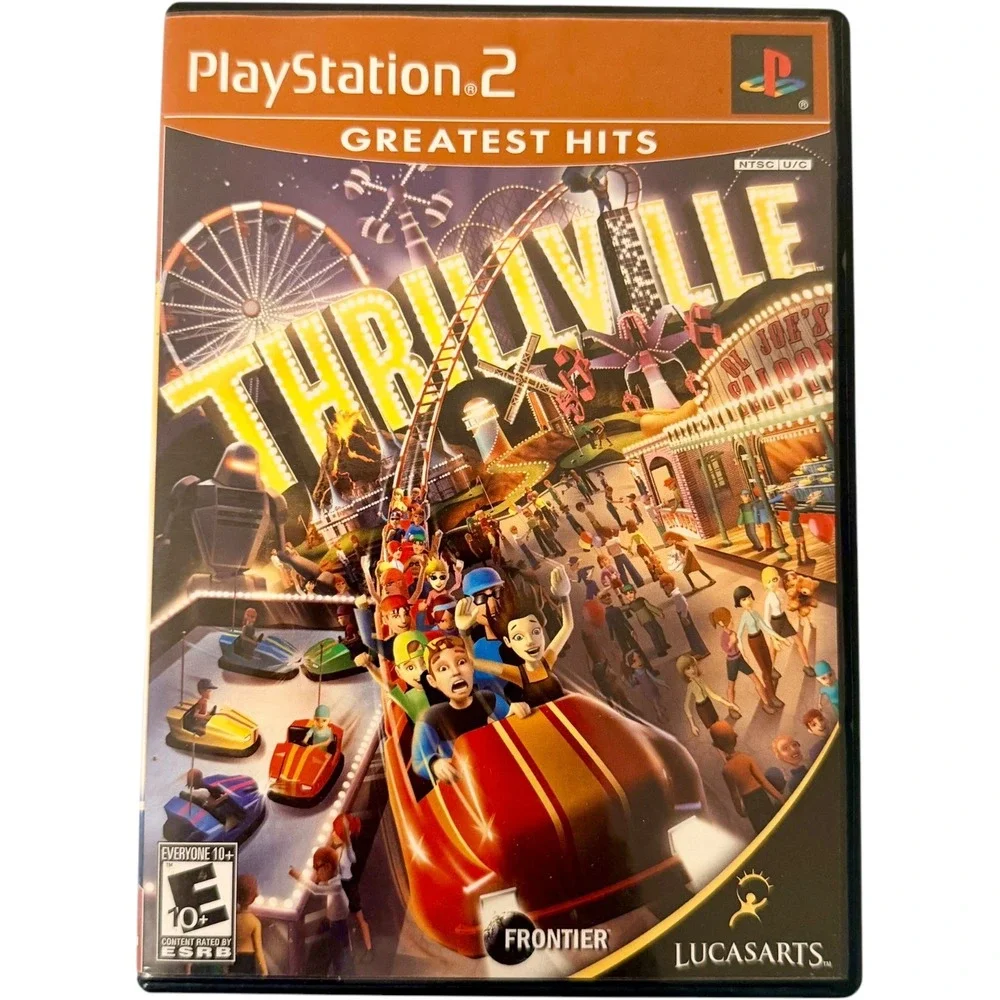 Sony Thrillville PlayStation 2 PS2 Game Greatest Hits LucasArts Excellent